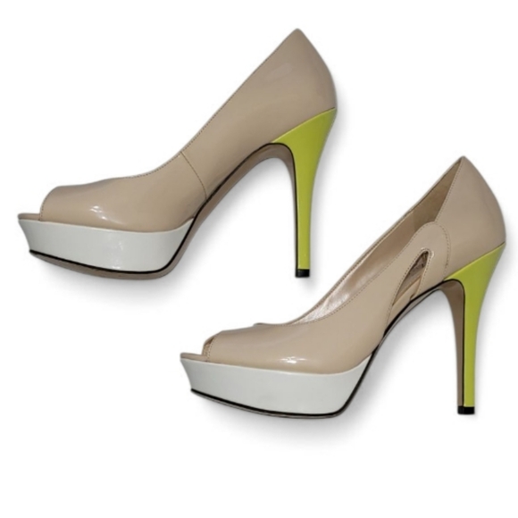 Marc Fisher Peep-Toe Stiletto Heels - Picture 3 of 14